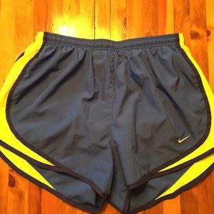 Blue & Yellow Nike Athletic Shorts
